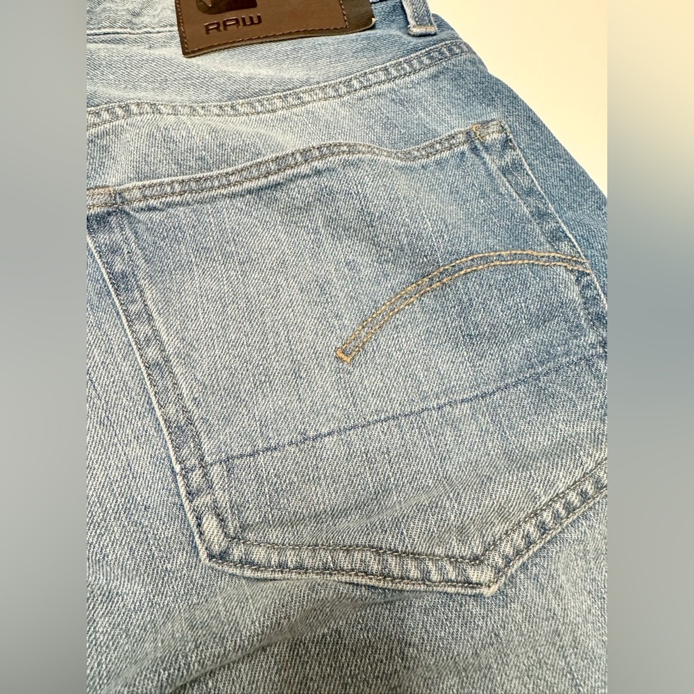 G-Star Raw Men’s Denim Shorts 3301 Straight, size 32 - Picture 11 of 15